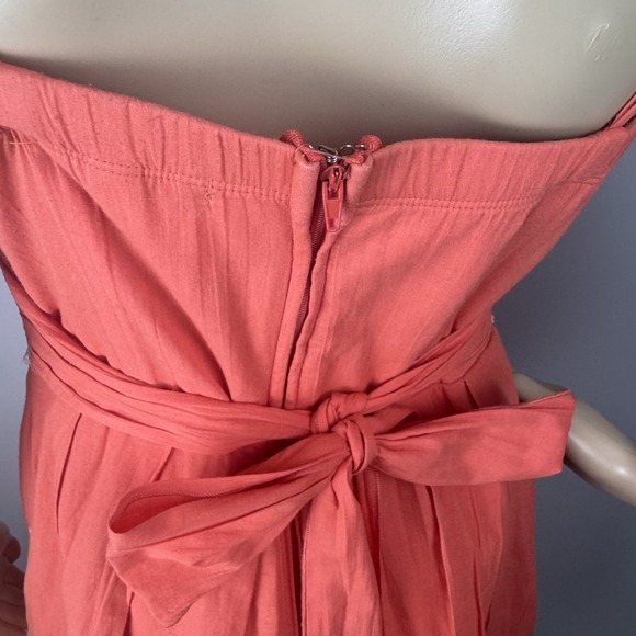 Xtraordinary Dress Sz 11 Coral Flare Tulle Adjustable Straps Padded - Picture 8 of 16